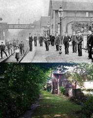Chapeltown and Thorncliffe Railway Station.Then and Now 1.