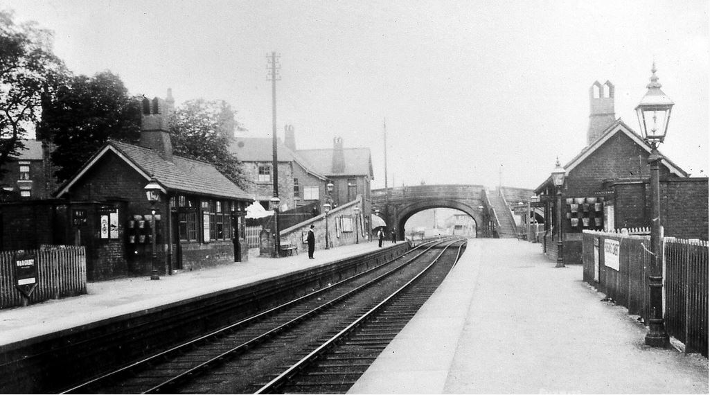 Chapeltown Station before being moved a couple of hundred metres down the track to the side of the Asda.