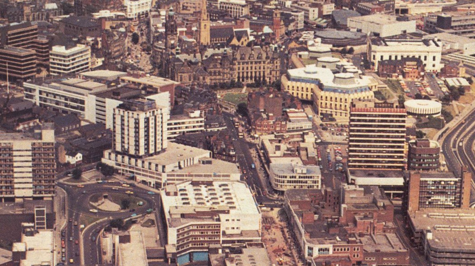 Sheffield from above (aerial photo)