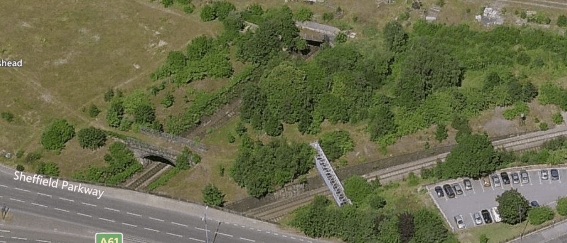 Bridges Sheffield Parkway area Bing Maps 2021.jpg